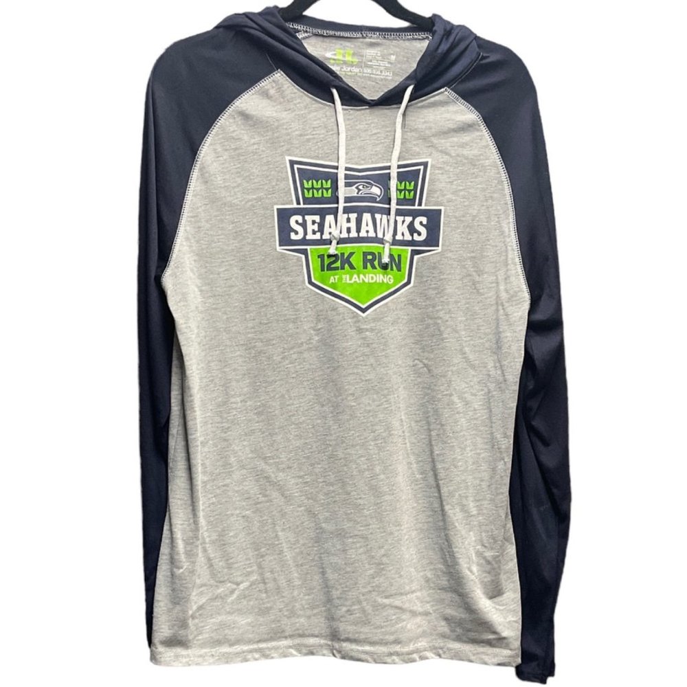 Leslie Jordan Woman’s Med Hoodie Seattle Seahawks At The‎ Landing 12K Run